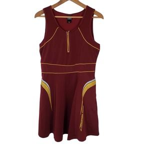 Marvel Her Universe Stark Industries Burgundy Fit Flare Dress Womens Size Medium